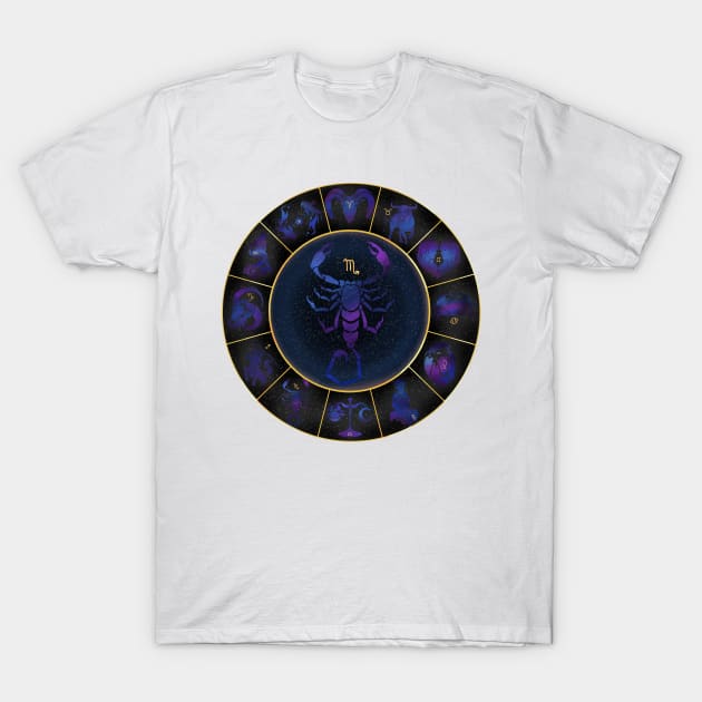 Scorpio: The scorpion T-Shirt by AmicableApparel